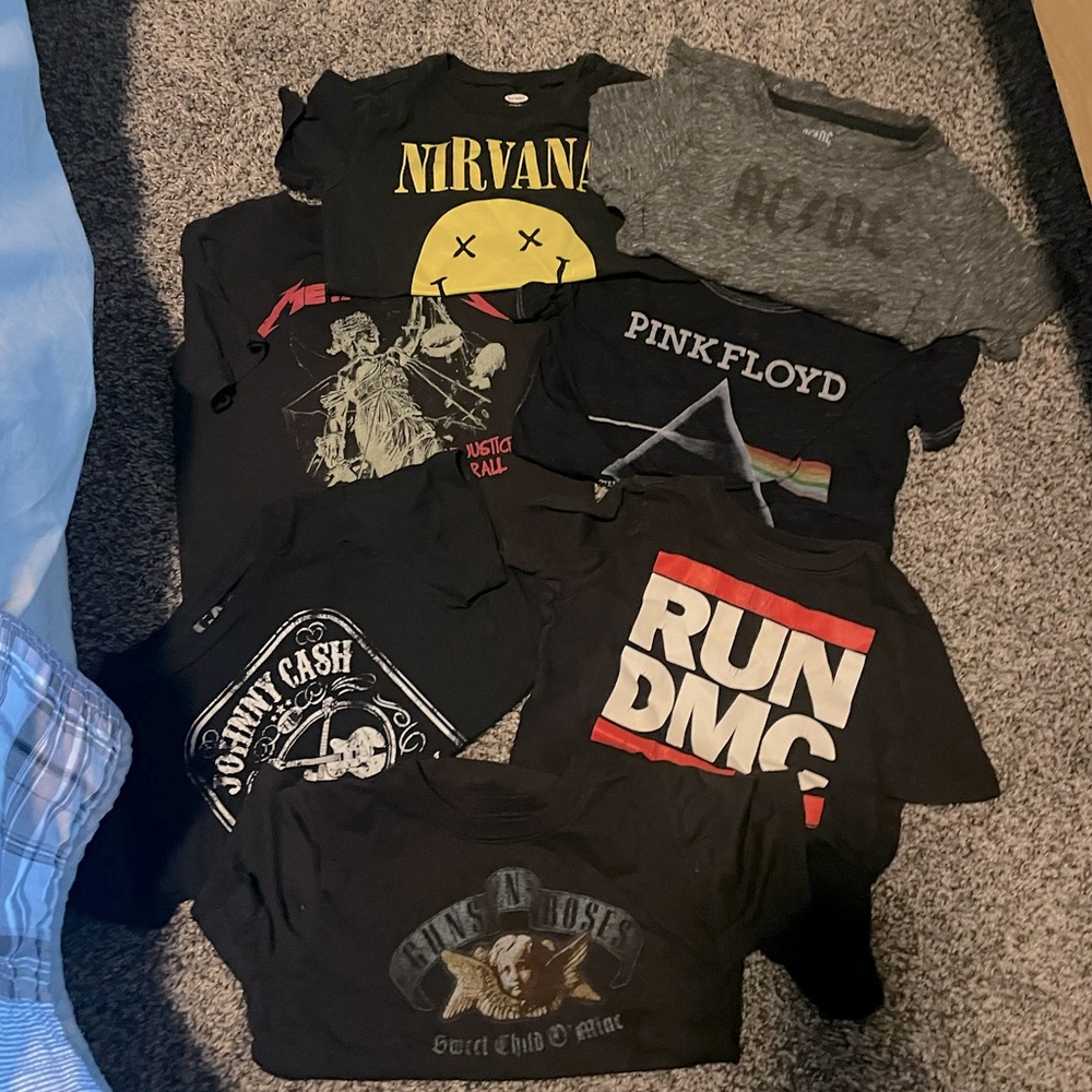 Band Tees for your 5 year old